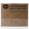 Hummingbird Party Fork Set